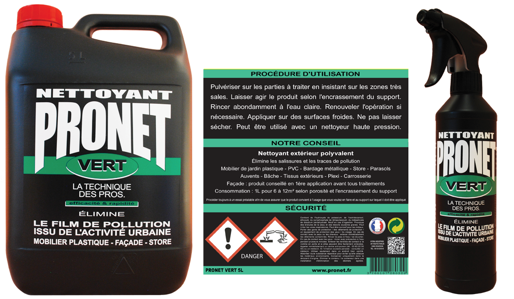 Nettoyant spécial Insert PRONET + microfibre offerte